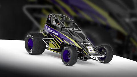 Dirt Sprint Car - 360 Non-Winged